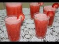 عصير الفراولة بطريقة سهلة و سريعة Comment faire de jus de fraise