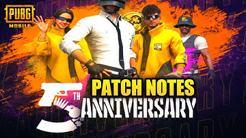 2.5 VERSION OFFICIAL PATCH NOTES IS HERE😍 || PUBG MOBILE 5th ANNIVERSARY UPDATE