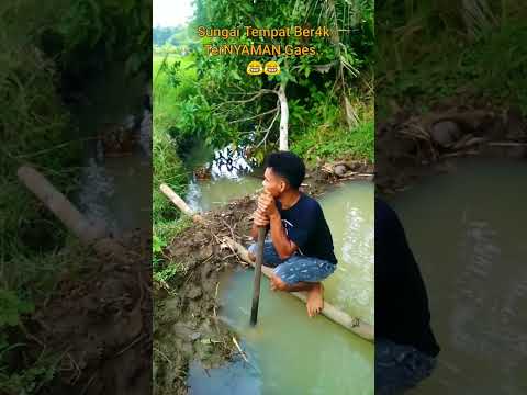 Ketika Kebelet Bab di Sungai Lucu Banget 😂😂 #shorts #comedy