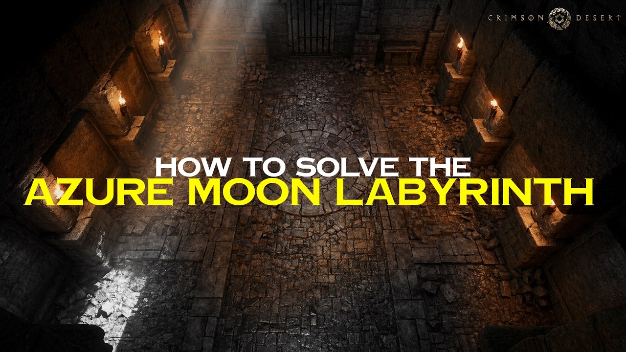 Crimson Desert Azure Moon Labyrinth Puzzle GUIDE - YouTube