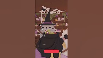 Pusheen Tiny Halloween House Tour 🧡🐈‍⬛ Roblox Adopt Me! # #adoptme #shorts #migite #halloween