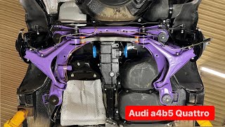 ВОССТАНОВЛЕНИЕ AUDI A4 b5 QUATTRO 1.8 turbo! ЗАДНЯЯ ПОДВЕСКА!