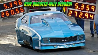 5.35 at 272mph New Door Car / Pro Mod ET Quarter Mile Record  Mark Micke / Jose Gonzalez!