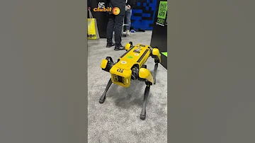 Boston Dynamics SPOT The Yellow Robotic Dog CES 2023 