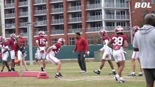Highlights from second practice viewing of spring | Alabama Football