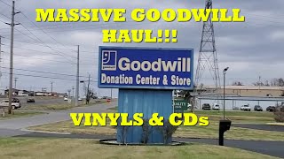 MASSIVE GOODWILL HAUL!!! VINYLS & CDs
