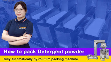Fully Automatic Detergent Powder Packing Machine | LD‑520AS VFFS Machine Demo #powderpackingmachine