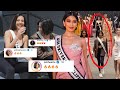 Beauty queens  famous celebs react to anntonia  michelles photo charity gala outfit