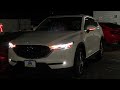 2021 MAZDA CX-5 interior and Exterior Lights At Night in 4K