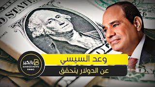 وعد السيسي عن الدولار يتحقق.. تطورات مهمة في ملف الجنيه