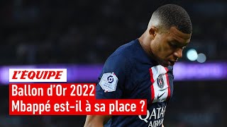 Mbappé classé 6e du Ballon d'Or 2022 : Une place logique ?
