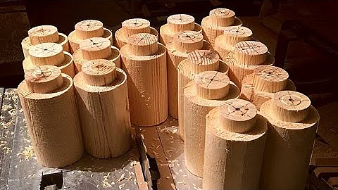 How to make a wooden acorns. DIY