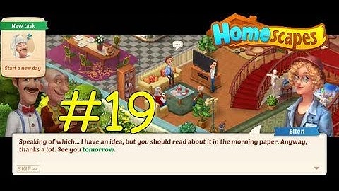 Homescapes Story Living Room Day 1 Gameplay Walkthrough