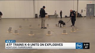 ATF trains dozens of K-9 teams on latest in explosive detection