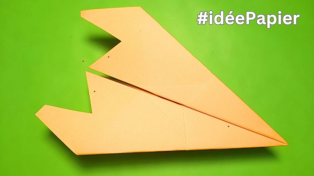 Origami avions en Papier Facile 30 Mètres- Idée Papier - YouTube