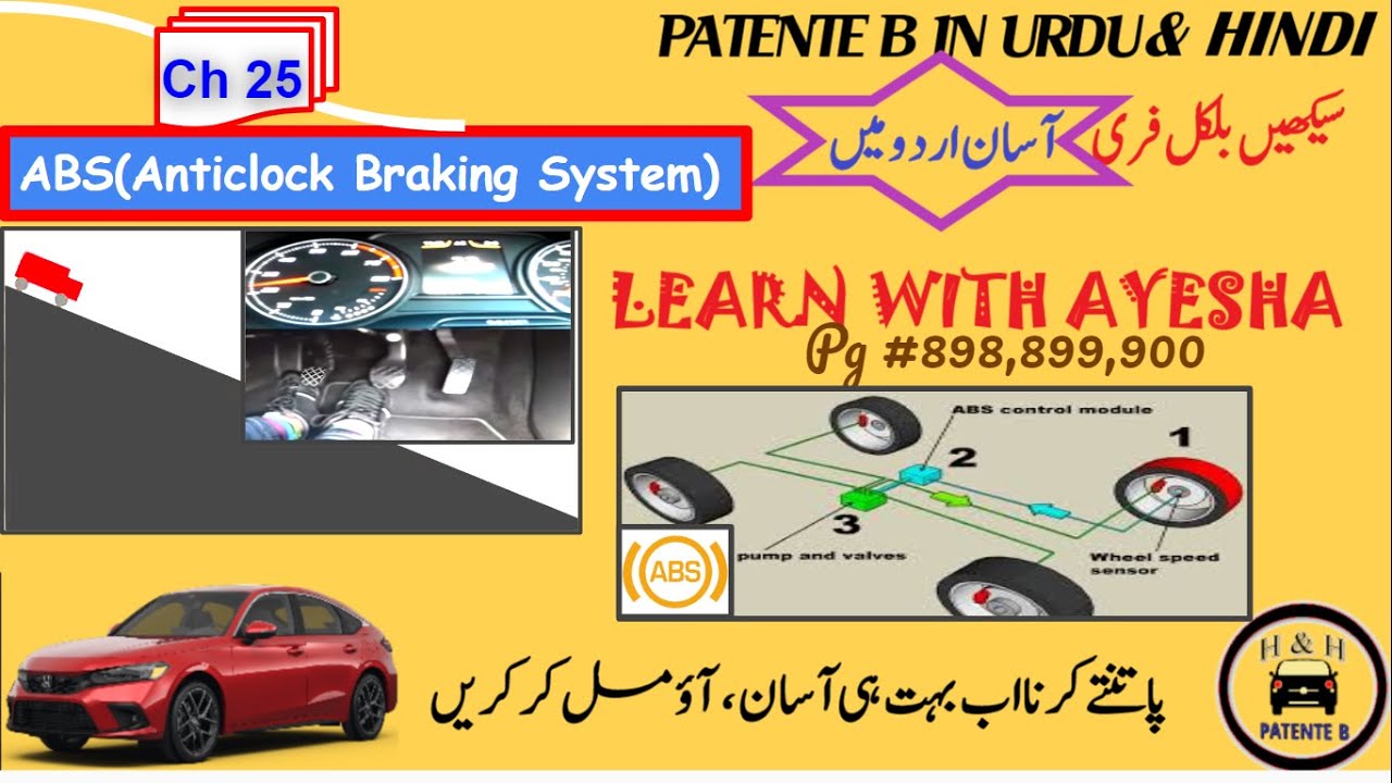 Patente B In Urdu HindiII Ch 25 page 898,899,900 IIManutenzione degli pneumatici IILearn with Ayesha