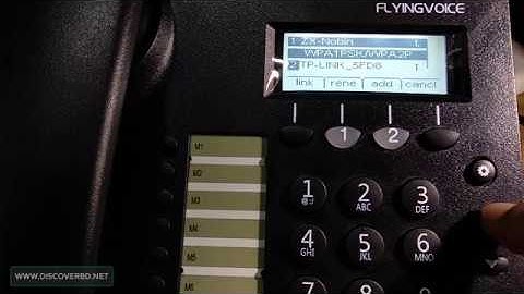 How to setup wifi & change language in Flying Voice Wifi IP Phone