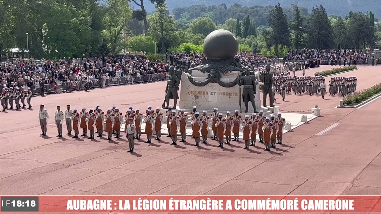 Aubagne : la Légion étrangère a commémoré Camerone