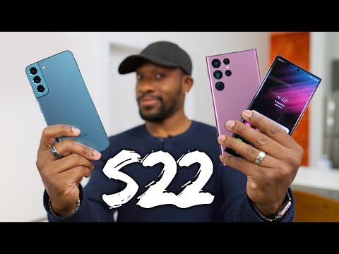Galaxy S22 vs S22 ULTRA Hands On! - What's the Difference?