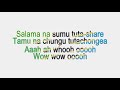 TANZANIA ALL STARS ISHI NA MIMI LYRICS VIDEO