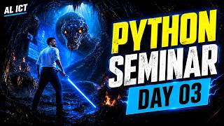 PYTHON SEMINAR - DAY 03 | LIVE 🔴