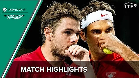 Federer/Wawrinka (Switzerland) vs Benneteau/Gasque...