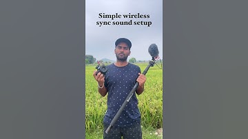 Simple wireless sync sound setup