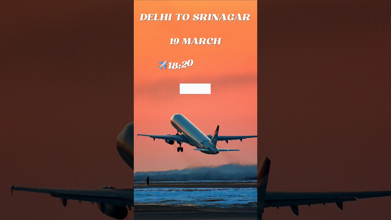 ❄️Srinagar Flight Discounts😱Delhi To Srinagar Flight Offer,Cheapest Flights From Delhi To Srinagar