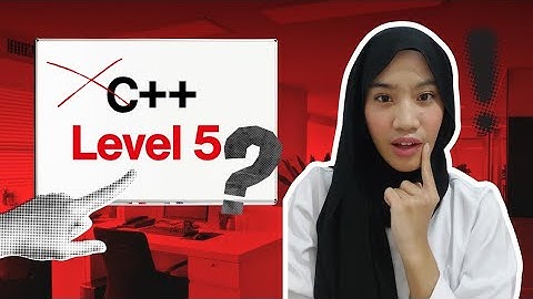 🤖 ALGORITMA DAN PEMROGRAMAN : C++ LEVEL 5 🌟