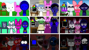 Incredibox - Sprunki but ONLY VOICES in ALL Different Mods