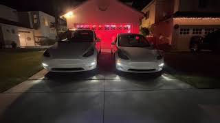 Tesla Synced LIGHT SHOW HOLIDAY UPDATE 2022 on Model 3 & Model Y