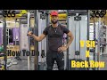 How TO Do V Sit X Back Row - Three6Five Fitness