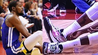 Kevin Durant Re-injured I Achilles Injury? - NBA Finals Raptors vs Warriors