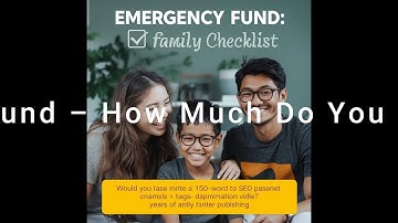 Emergency Fund – How Much Do You Really Need?
