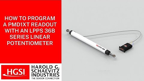 How to Program PMD1XT Readout with LPPS 36B Series Linear Potentiometer