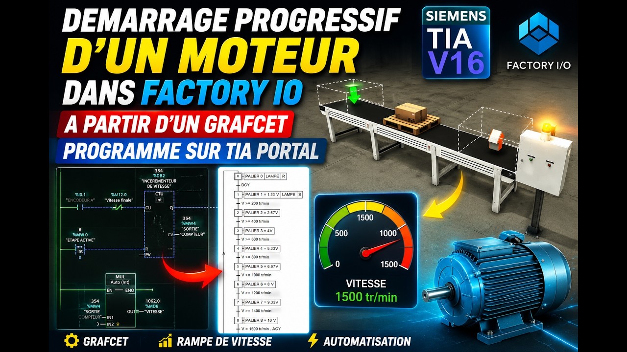 PROGRAMMATION ET SIMULATION GRAFCET DEMARRAGE PROGRESSIF MOTEUR AVEC ...