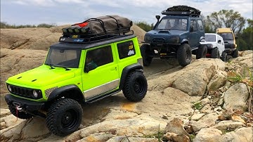 MST CMX CFX オープンデフ[Open diff] RC Jimny散歩 川本ロック 2021.04.04