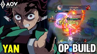 AOV : YAN/TANJIRO GAMEPLAY | OP BUILD - ARENA OF VALOR LIÊNQUÂNMOBILE ROV COT screenshot 3