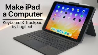 Logitech Trackpad and Keyboard for iPad - Unboxing and Review