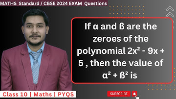 If α and ß are the zeroes of the polynomial 2x² - 9x + 5 , then the value of α² + ß² is #cbse