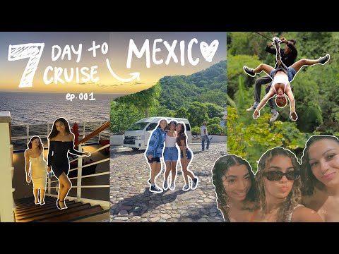 CRUISE TO MEXICO 🌴| zip lining in the rainforest, days at sea, traveling to LA & more! 🚢