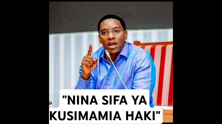 MAKONDA: MOJA YA SIFA YANGU NI KUSIMAMIA HAKI