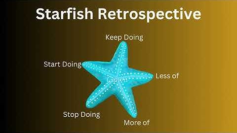 Sprint Retrospective - The Starfish Retrospective