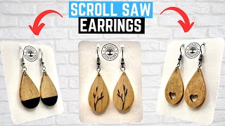 How To Make Wood Earrings by Wendell Woodworks 11,121 views 1 year ago 6 minutes, 25 seconds