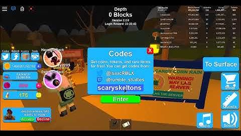 MINING SIMULATOR CODES HALLOWEEN UPDATE🎃🎃 FREE MYTHICALS