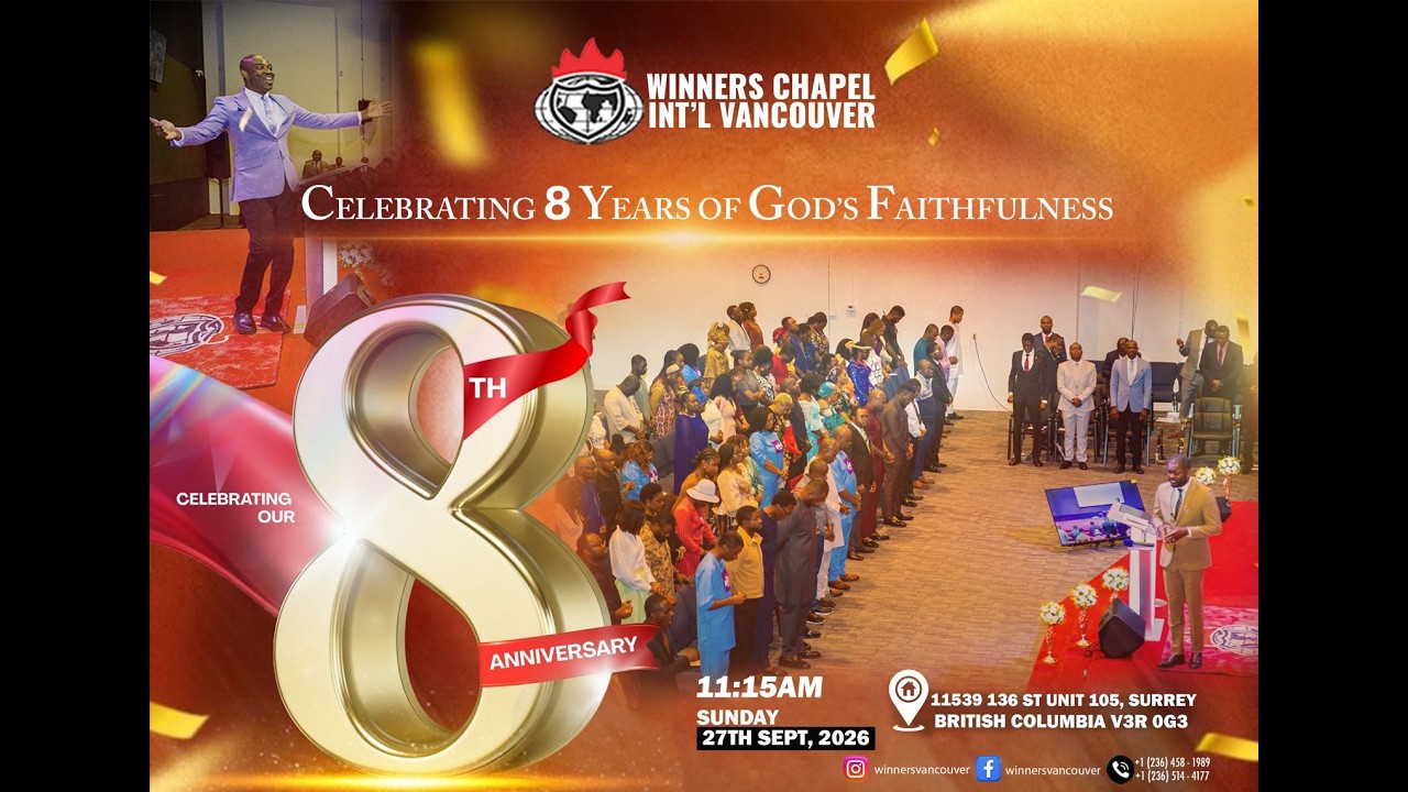 FINANCIAL FORTUNE BANQUET SERVICE | 27, SEPTEMBER 2026 | | WINNERS' CHAPEL INT'L VANCOUVER