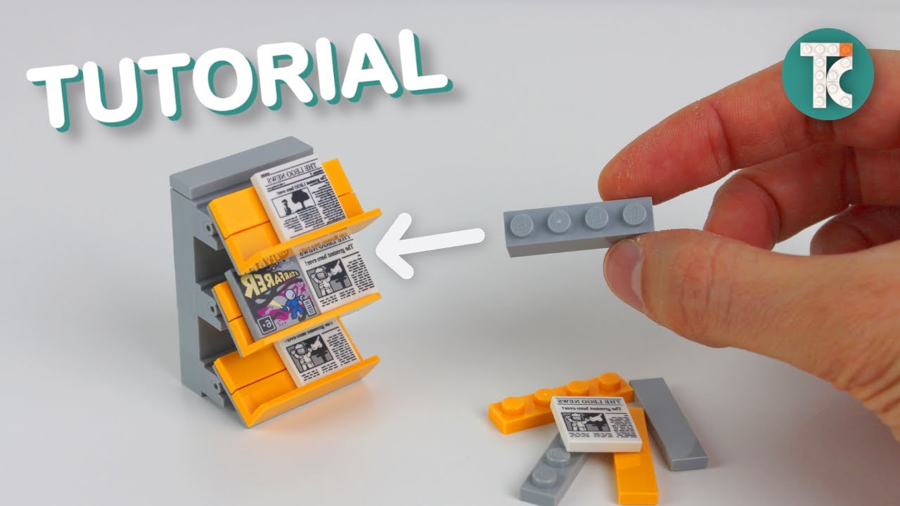 LEGO Newspaper Stand (Tutorial)