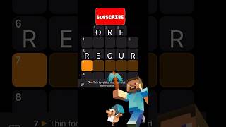 Steve the Griefer - #🍎 News+ #mini #crossword #puzzles #daily #shorts 8/23/2024