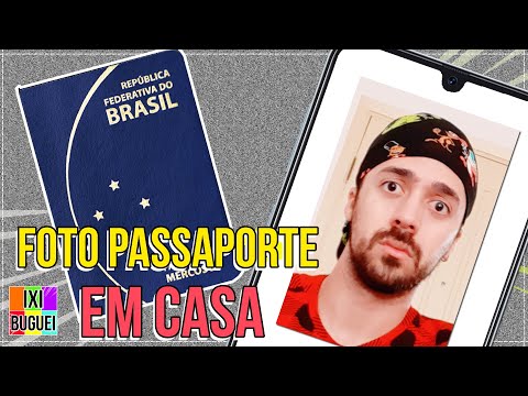 Como Tirar FOTO PARA PASSAPORTE em CASA Pelo Celular ( App para foto )