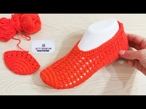 New Easy Crochet House slippers Booties and Socks Model